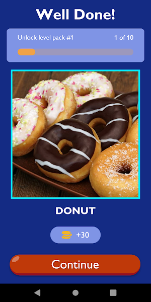 Guess The American Food Game Screenshot 1