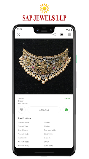 Sap Jewels Llp Screenshot 2