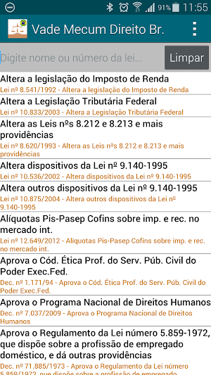 Vade Mecum Direito Brasil Screenshot 0