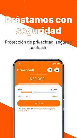 Préstamo y crédito:Priorcredi Screenshot 1
