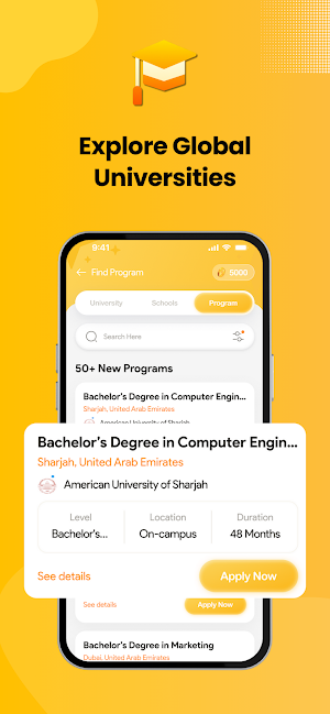 +twe: Job & University Search Screenshot 0