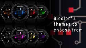 Binary Clock Watch Face Screenshot 0