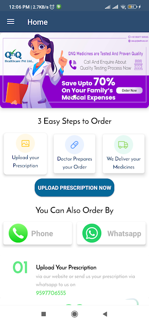 QnQ Healthcare Screenshot 1