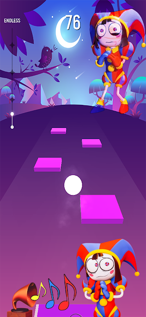 Digital Circus Music Tiles Hop Screenshot 1