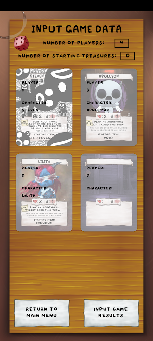 Four Souls Statistics Screenshot 1