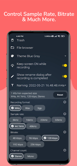 Audio Recorder Screenshot 2