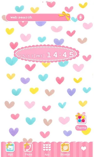 Cute Wallpaper Darling Hearts Screenshot 0