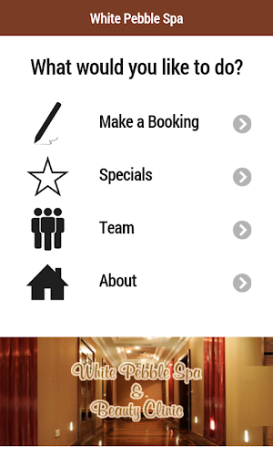 White Pebble Spa Screenshot 0