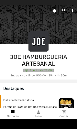 JOE HAMBURGUERIA ARTESANAL Screenshot 0