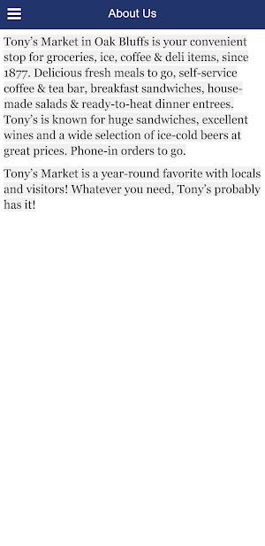 Tony's Market - MV Screenshot 2