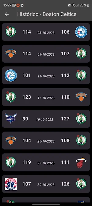 Basquete NBA 2024 Screenshot 2