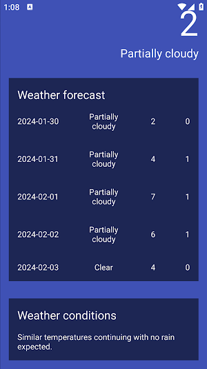 IWeather Screenshot 1