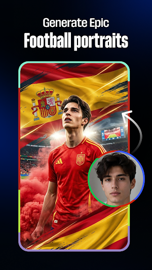 Football Sticker 26 - Photo AI Screenshot 1