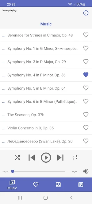 Pyotr Ilyich Tchaikovsky Music Screenshot 1