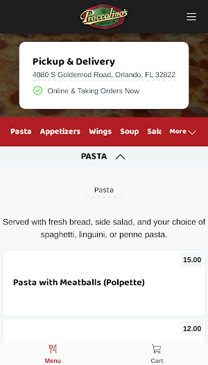 Proccolinos Ristorante Screenshot 1