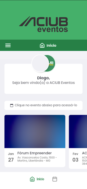ACIUB Eventos Screenshot 1