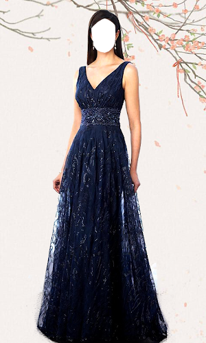 Women Long Dress Photo Suits Screenshot 0