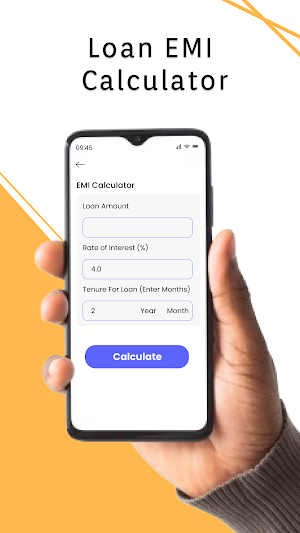 Easy EMI Loan Calculator Screenshot 1