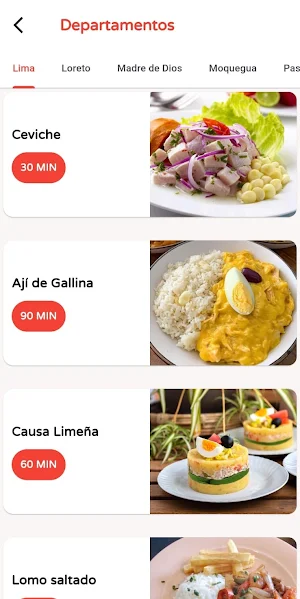 Recetas Sabor Peruano Screenshot 2