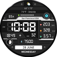 WFP 052 Digital watch face