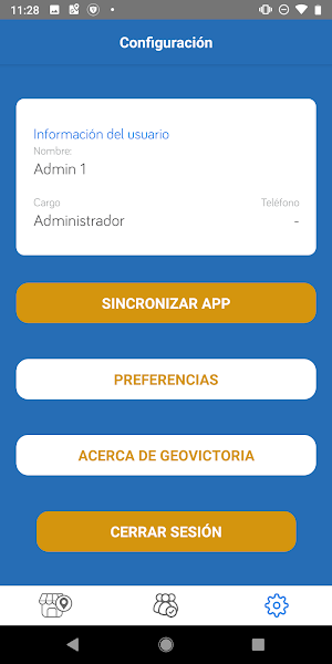 GeoVictoria - Supervisor Screenshot 1