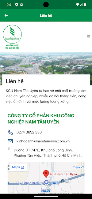 Khu Công Nghiệp Nam Tân Uyên Screenshot 1