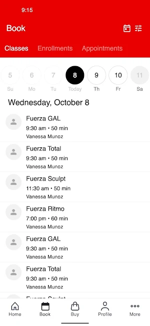 Fuerza Fitness Screenshot 1