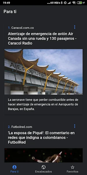 Noticias Colombia Screenshot 0