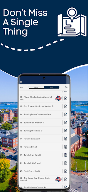 Portland Maine Audio GPS Guide Screenshot 3