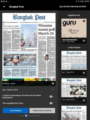 Bangkok Post Epaper Screenshot 2