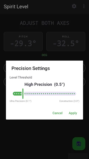 Spirit Level Screenshot 1