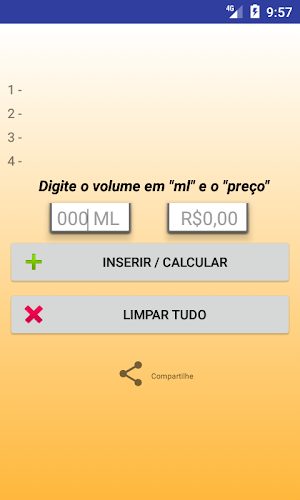 Beverage Calculator Screenshot 0