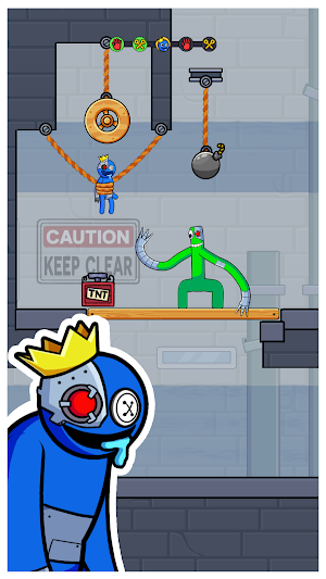 Rainbow Monster: Blue Survivor Screenshot 3