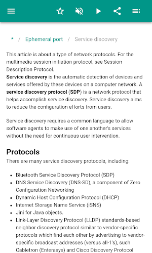 Internet protocols Screenshot 2