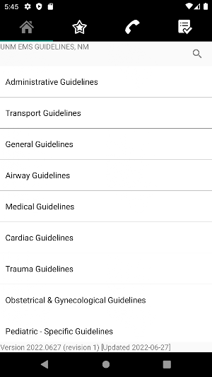 UNM EMS GUIDELINES screenshot 1