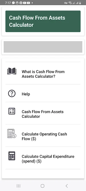 CFFA Calculator Screenshot 0