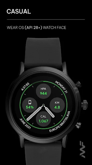 Awf Casual - watch face Screenshot 0