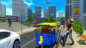 Tuk Tuk Auto Driving Game 3D Screenshot 0
