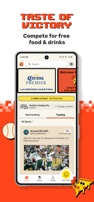 FoodFight Sports Screenshot 0