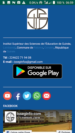 ISSEG - Guinée 1.2 Screenshot 3