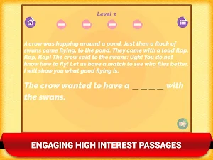 Reading Comprehension Fun Game Screenshot 1
