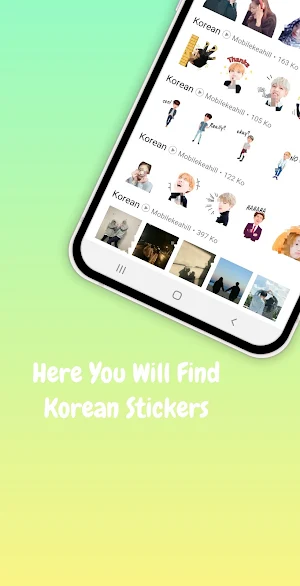 Korean Stickers Screenshot 2