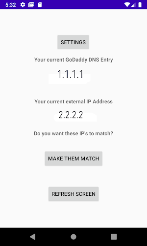 DNS Record Entry Updater Screenshot 0