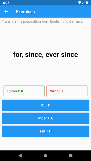 German Prepositions Screenshot 1