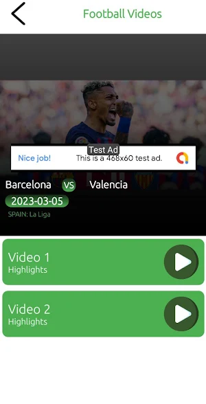 live football scores videos Screenshot 2