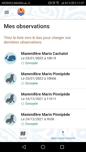 Observatoire Polynésie Screenshot 1