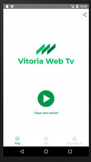 Vitória Web Tv Screenshot 0