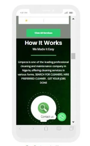 Limpeza Services Nigeria Screenshot 2