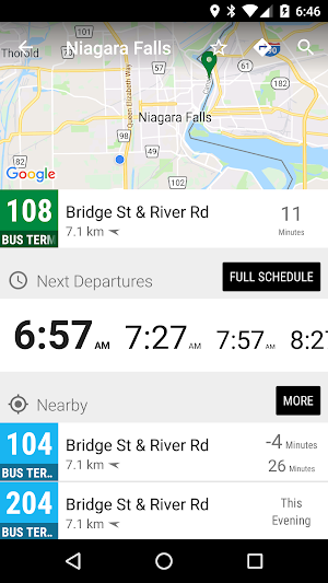 Niagara Falls Transit Bus - MonTransit Screenshot 1