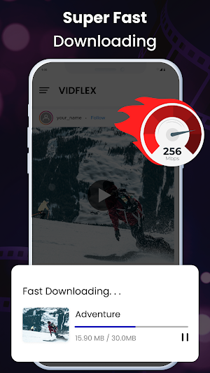Vidflex - All Video Downloader Screenshot 2